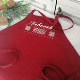 Latvian Kitchen Apron with name